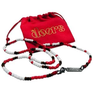 ❤️THE DOORS- Offical Young Lion Red and White Beaded Necklace